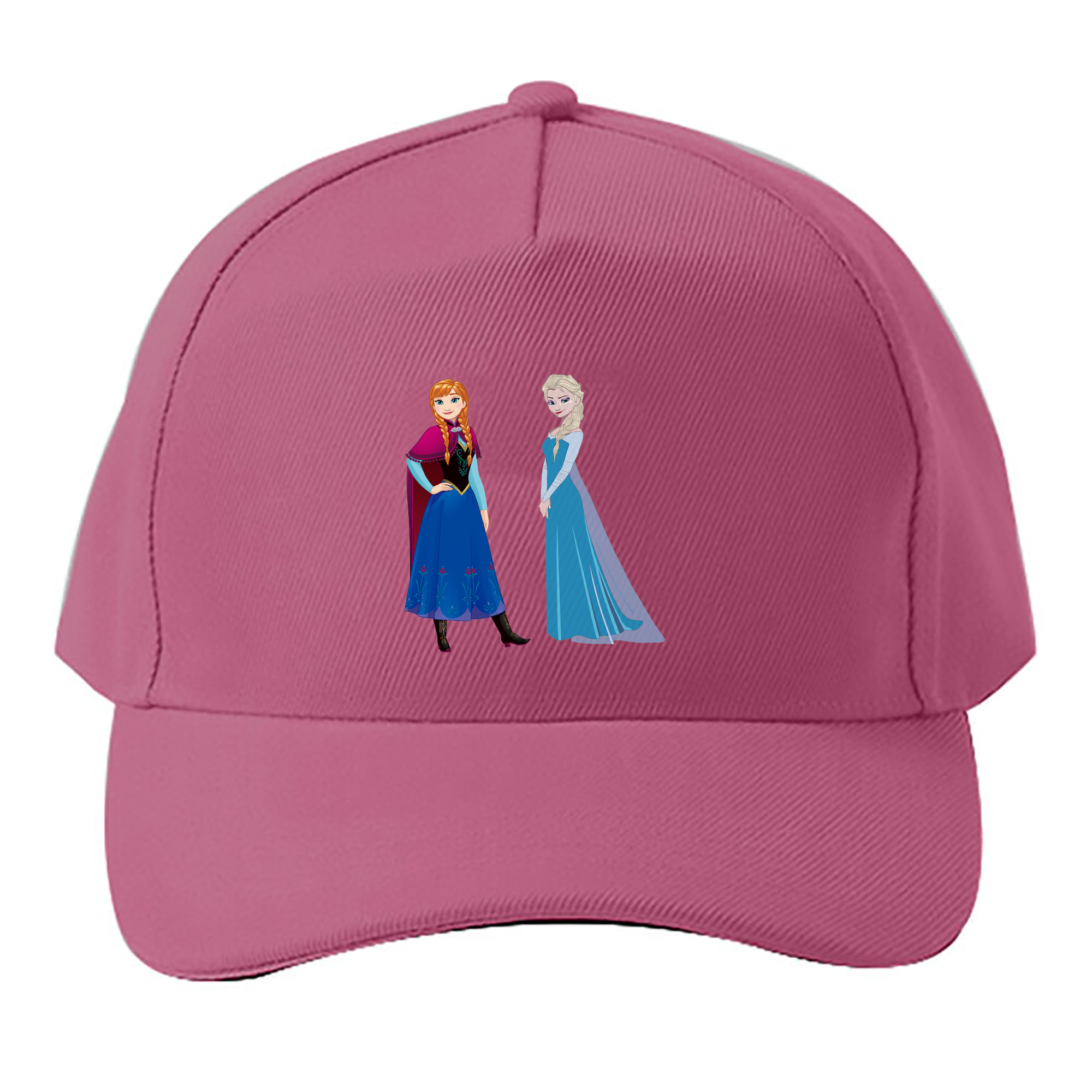 （画像用） アナと雪の女王 アンナ エルサ Frozen Anna Elsa ベースボールキャップ 綿100％ 男女兼用 帽子 スポーツ